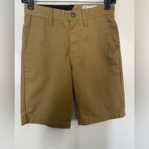 Volcom boy/ mens brown shorts